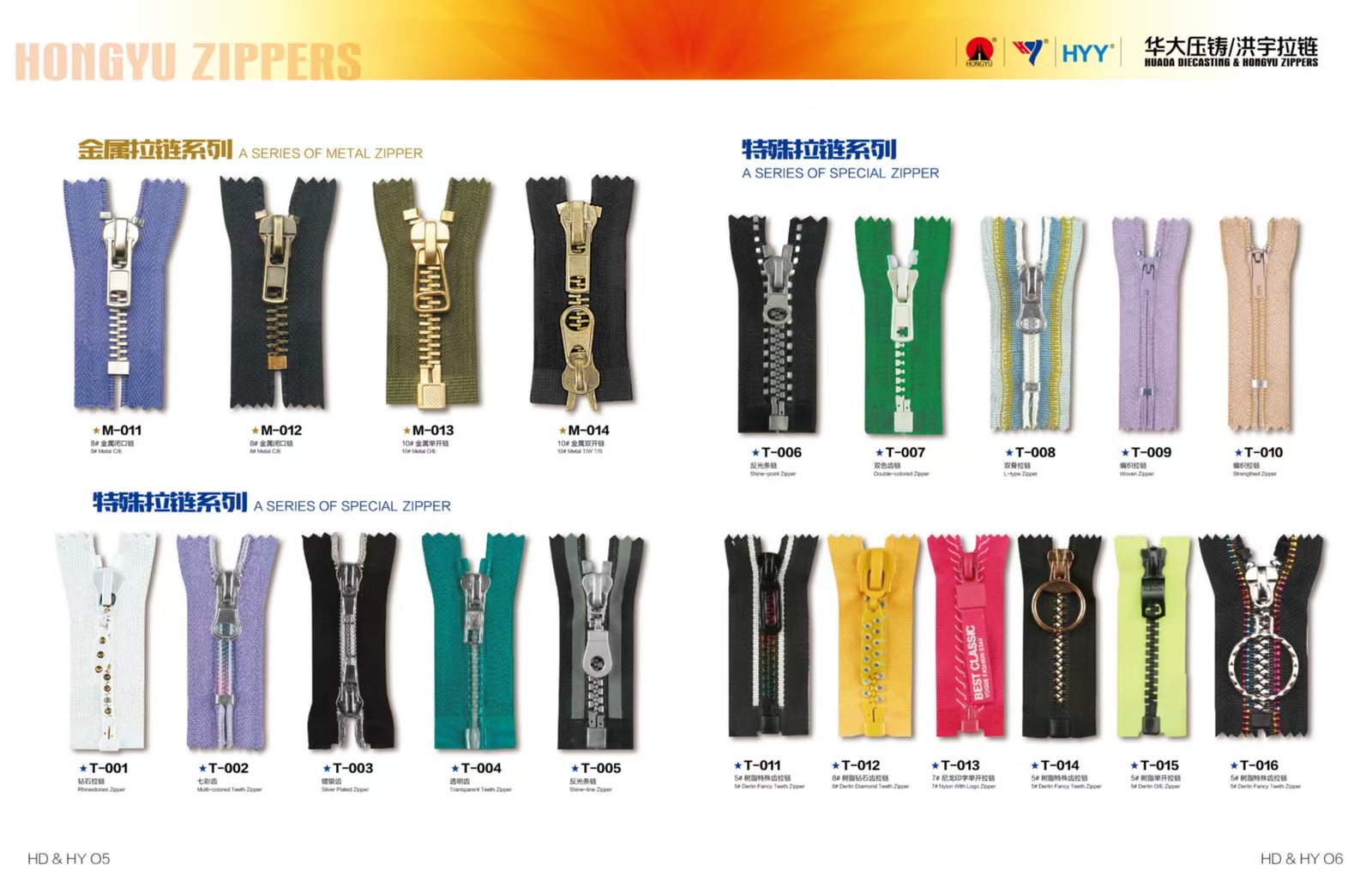 Zipper Long Chain gallery visual from Huada Hongyu Zippers