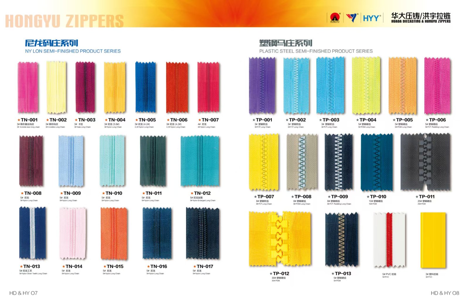 Zipper long chain for Фурнитура для одежды sourcing from Huada Die Casting & Hongyu Zippers