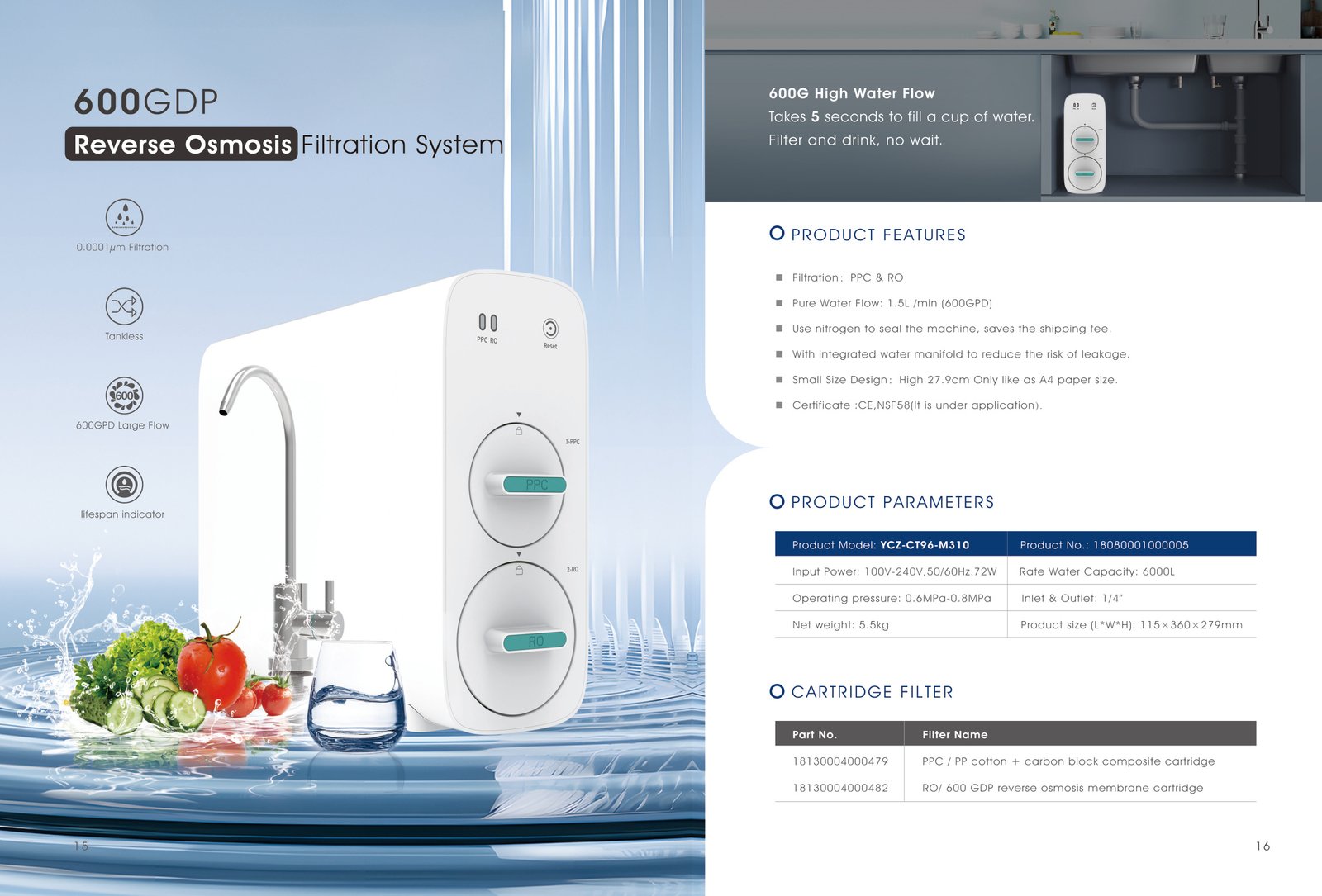 RO reverse osmosis filtration system for Оборудование для очистки воды sourcing from MICOE Water Purification Technology Co., Ltd.