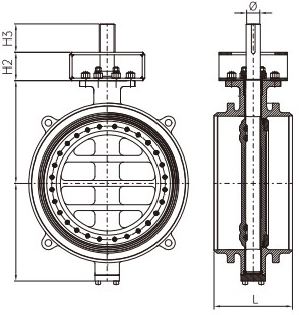 Серия поворотных затворов API 609 Class 150/300/600 for Промышленное оборудование sourcing from Shanghai Hongon Machinery Technology Co., Ltd.